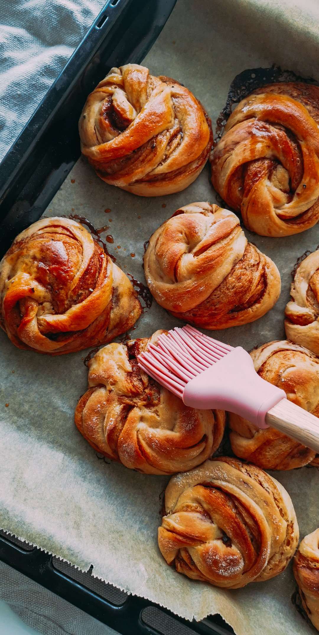 Zimtschnecken Rezept vegan, zuckerfrei