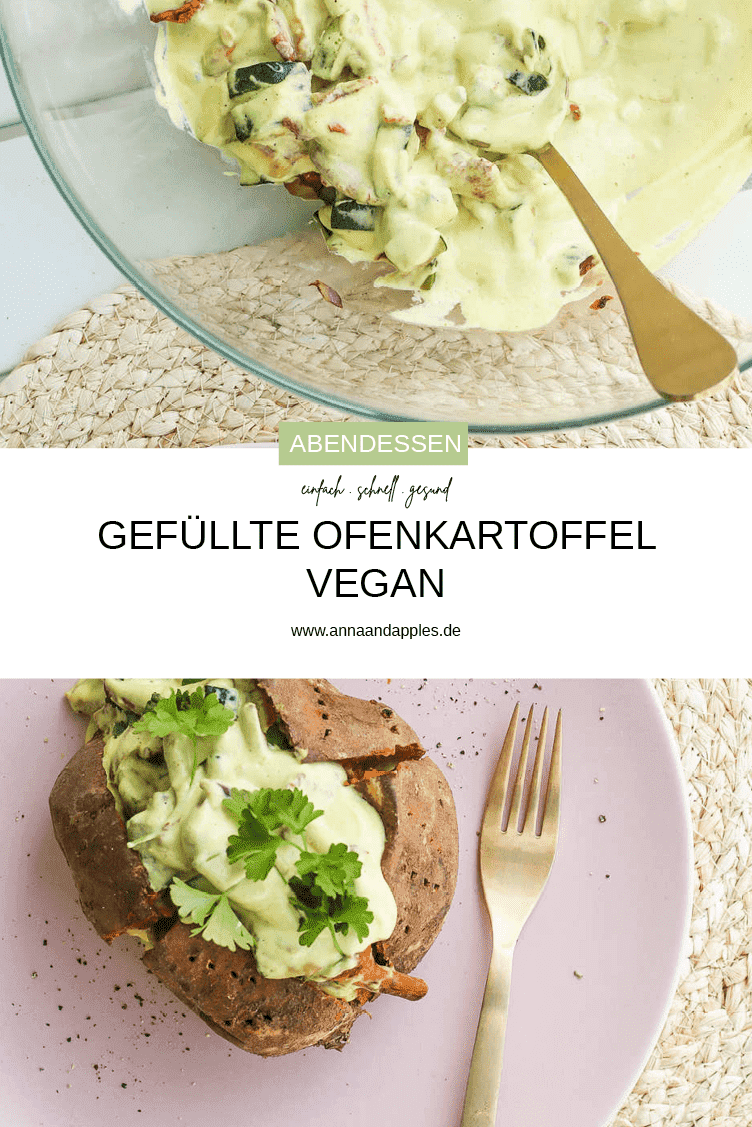 gefüllte Ofenkartoffel vegan